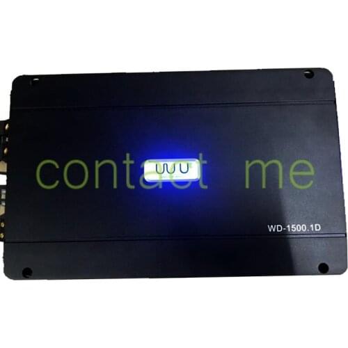 1500W Fever Class D single-channel power amplifier with lamp car audio modified pure bass high-power amplifier