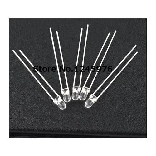 500pcs 3mm white light automatic flashing LED frequency:1.5HZ (90-96 times/minute)