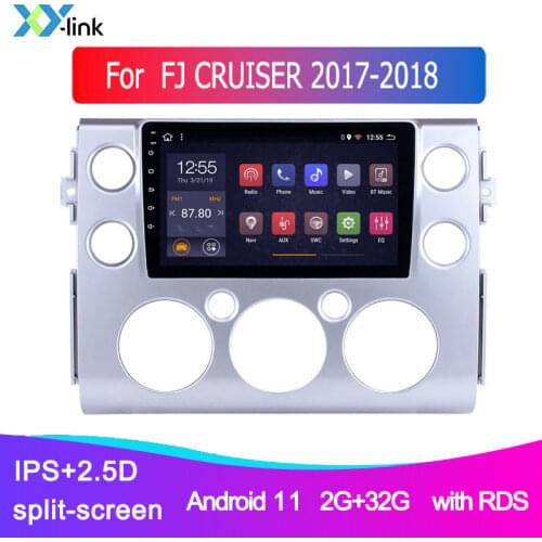 Android 8.1 Car Multimedia Player For Toyota FJ CRUISER 2017-2018 radio audio Stereo GPS Navigation system accessories no 2 din