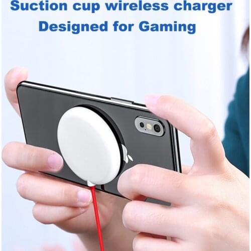 Spider Suction Cup Wireless Charger For iPhone XR XS Portable Fast Wireless charging Pad For Samsung Absorption Wireless Charger