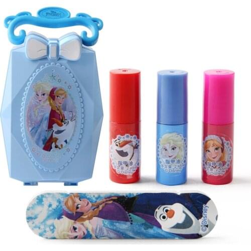 Disney Makeup Toys princess cute Makeup Sets box Non-toxic Material Girls Birthday Gifts Beauty toys