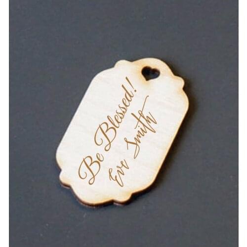 Custom Laser cut Thank you tag Wedding favor,Personalize name tags