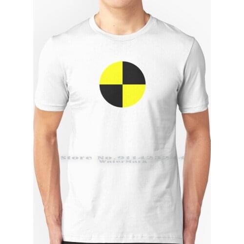 Crash Test Dummy Marker T Shirt 100% Pure Cotton Crash Test Dummy Marker Label Target Accident Car Vehicle Speed Plane Man