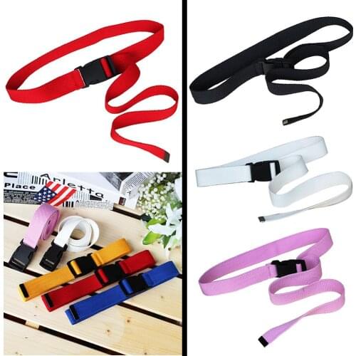 Fashion Canvas Belts Plastic Buckle Belt Adjustable Waist Strap For Women Tactical Belt 120cm