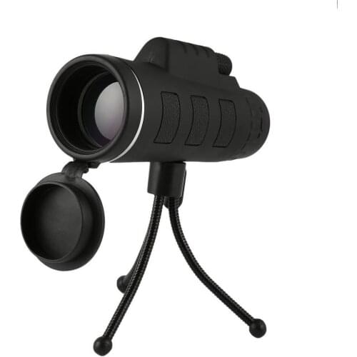 Powerful Monocular Long Range 1000m Telescope 40X60 Spyglass Zoom HD Hunting Optics Scope Clip Tripod Outdoor Portable Telescope