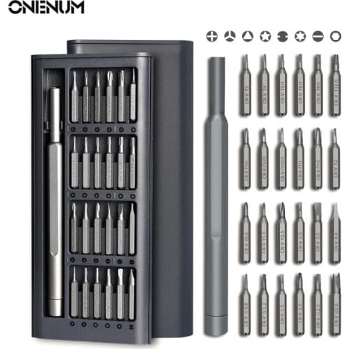 ONENUM 25 In 1 Screwdriver Set Magnetic Phillips Torx Hex Precision Screw Bits Removable Household Repair Hand Tools For Phone