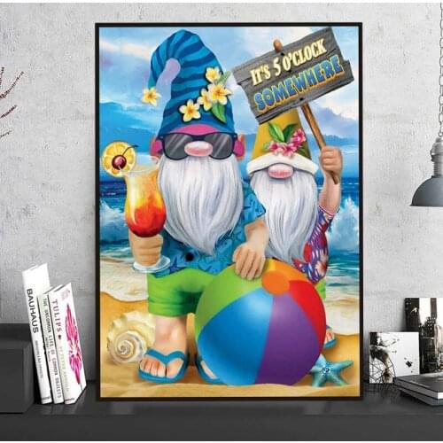 New Arrival Diamond Painting Summer Beach 5D DIY Full Drill Cross Stitch Kits Mosaic Rhinestone Picture Embroidery Home Decor