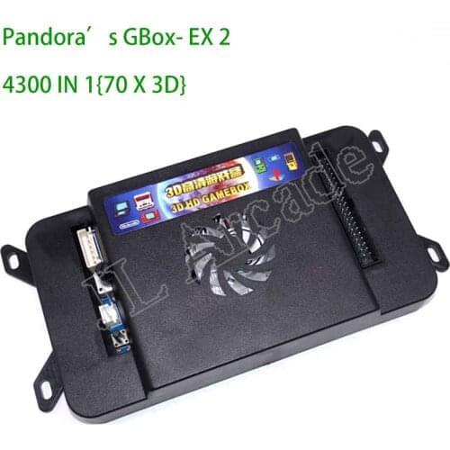 New 3D pandora 4300 In 1 Board Game GBOX-EX2 box Arcade Cartridge Family vesion PCB 720P VGA HDMI Pandora Video Game