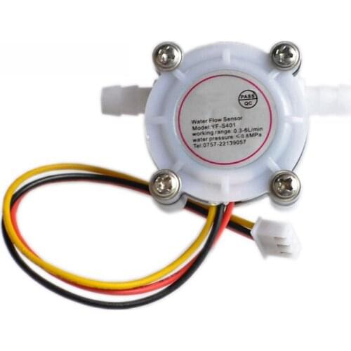 New Hot Water Coffee Flow Sensor Switch Meter Flowmeter Counter 0.3-6L/min YF-S401