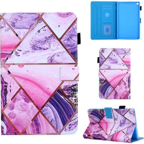 New fashion printed case For Amazon Kindle Fire HD8 HD 8 2018 2017 2016 8.0 inch Flip Wallet Stand PU Leather Cover