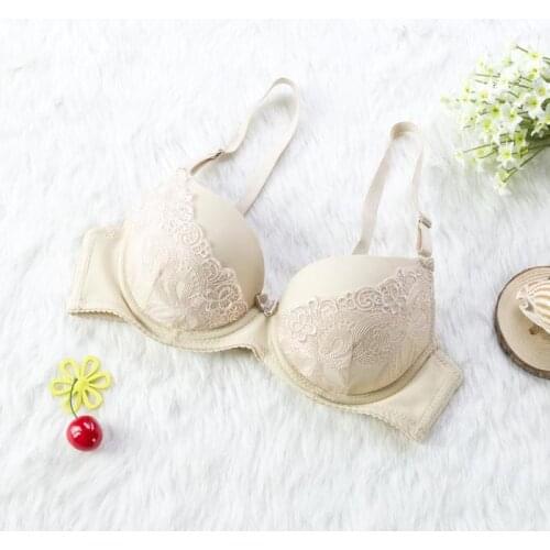 The new Japanese small fresh sexy bra deep V gather double the adjusted bra 368 # Free shipping