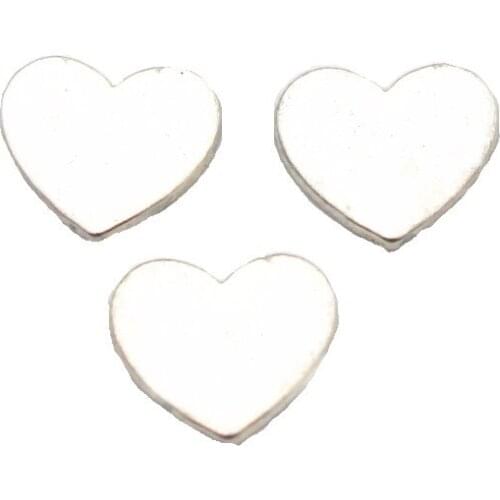 Wholesale 10pcs/lot Simple Heart Silver Floating Charms Fit Glass Memory Floating Lockets Necklace Bracelet DIY Jewelry