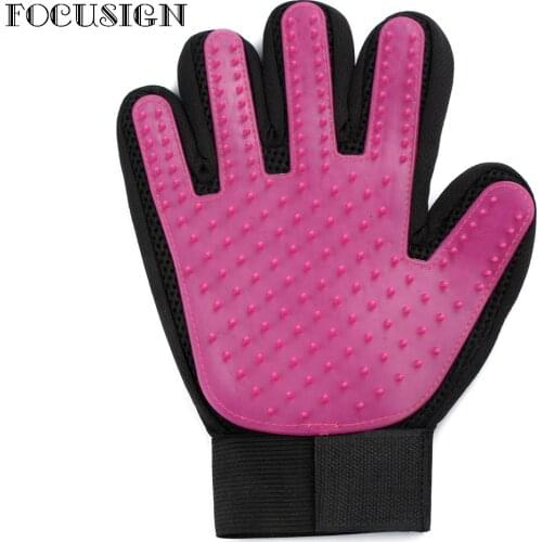 Pet hair cat glove Cleaning Brush Pet Dog Deshedding Supplies Cat brush massage gloves grooming hair cleaning comb dog Animal