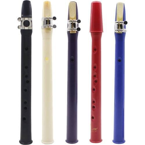 SLADE Mini Pocket Eb Saxophone Sax ABS with Resin Reeds Carrying Bag Cleaning Cloth Gloves Woodwind Instrument for Beginner Gift