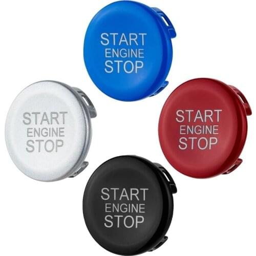Car Styling Engine Start Stop Push Button Ring Trim Interior Stickers For Alfa Romeo Giulia Stelvio 2017-2019 Car Accessories