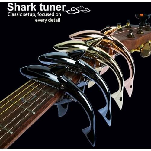 Universal Electric Guitar Acoustic Guitar Acoustic Guitar Capo Zinc Alloy Tuning Capo Shark Capo Guitar Parts & Accessories Hot