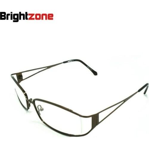 High Grade Stainless Steel Metal Optical Eyeglasse Eyewear Glasses Spectacles Prescription RX-able Frame Model #52 Only Gold