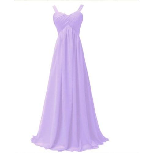 Women Long Chiffon Evening Dresses with Lace UP Back Sweetheart Prom Dresses Pleat Bodices Spaghetti Strap Homecoming Dress 2021