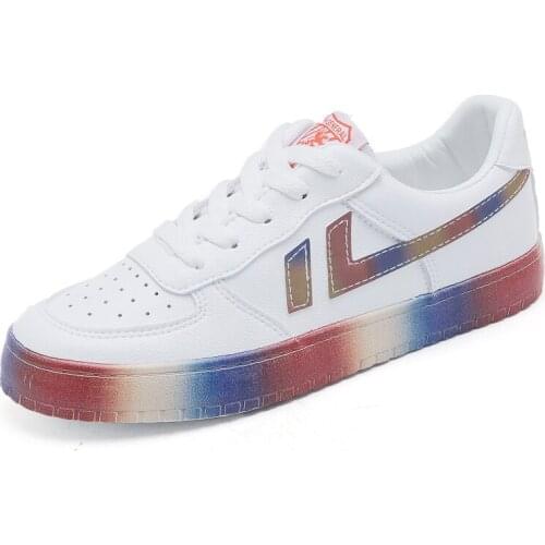 2020 New Fashion Breathable Classic High Women Canvas Sneakers Rainbow Sole High top Vulcanized Shoes Women Canvas Shoes Casual