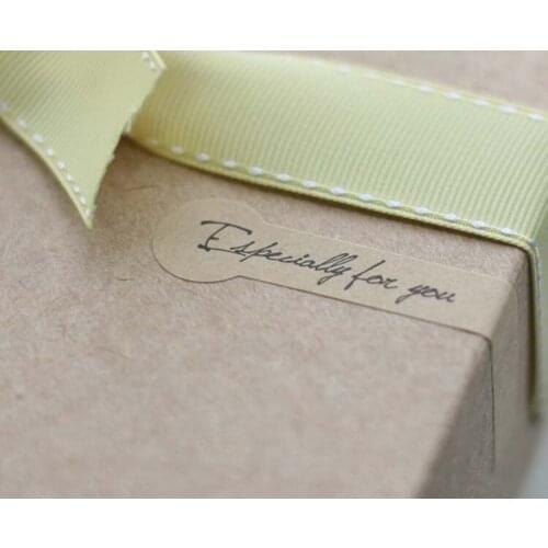100pcs Funny Especially for you Kraft Adhesive gift Seal Sticker Kawaii Label for baking Students' DIY work Tools supplies