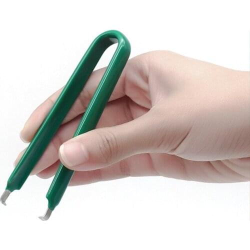 Anti-static IC extractor U-shaped insulated integrated circuit extractor welding tool disassembly and assembly chip tweezers