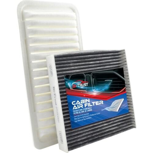 Bi-Trust Engine & Cabin Air Filter Set for Scion FR-S Subaru Brz Toyota 86 XGA9482,17801-0D020,17801-22020,17801-YZZ03,CF10549