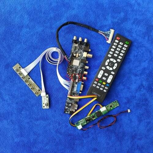 LVDS 30 Pin HDMI-compatible USB VGA AV Digital Signal 1920*1080 Monitor controller drive board KIT For LM238WF1/LM238WF2 LCD/LED