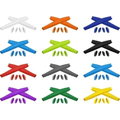 Firtox Replacement Rubber Kits Ear Socks & Nose Pads For-Oakley Commit SQ OO9086 Sunglasses Accessories - Multiple Colors NEW