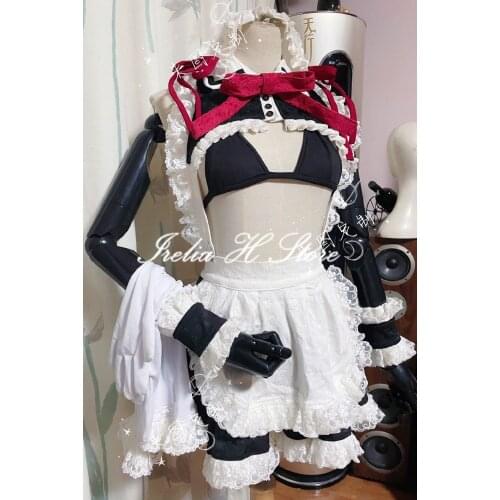 Irelia H Store Azur Lane Cosplay Fan art Sirius Sexy Maid Cosplay Costume sexy lingeries Custom size/made