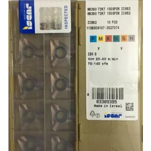 10 PCS CARBIDE INSERT HM390 TDKT 1505PDR IC882