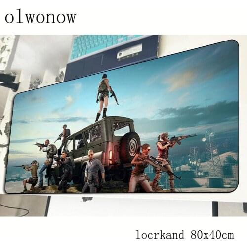 Pubg mouse pad 80x40cm Fashion mousepads best gaming mousepad gamer HD pattern large personalized mouse pads keyboard pc pad