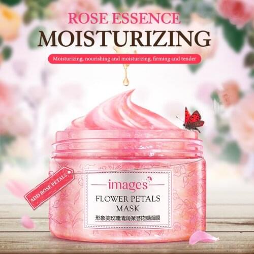Flower Petals Sleeping Mask Cream No Wash Moisturizing Night Cream Anti Aging Anti Wrinkle Nutrition Face Cream Face Care TSLM2