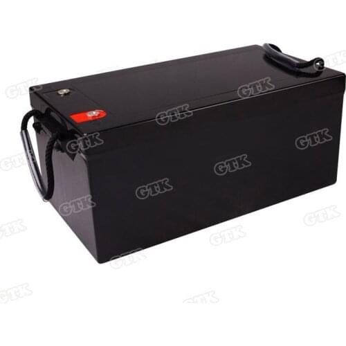 GTK 12v 150ah 500ah lifepo4 Lithium battery pack with BMS large capacity for RV motorhome+20A charger