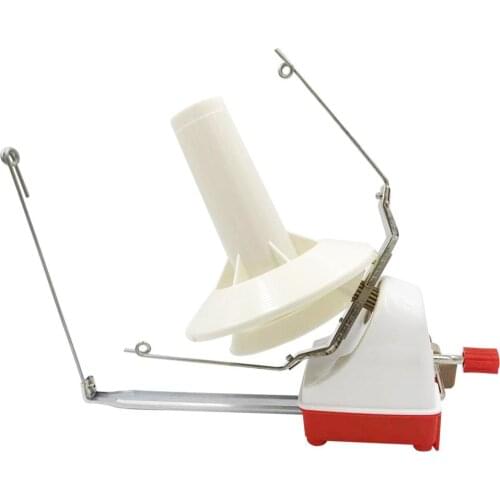 Small Hand Operated Cable Needle Wool Winding Machine In Box Swift Yarn Fiber String Ball Wool Winder Holder For Household