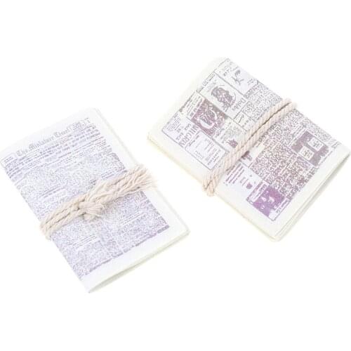 Mini Magazines Books Dollhouse Newspaper Accessories Doll House Newspaper DollS Accessories Journal Creative Play Scene Model