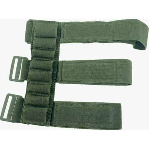 New Tactical 8 Round Shotgun Buttstock Shell Holder Elastic Ammo Holster GA Gauge Airsoft Gun Shell Case for Hunting Accessory