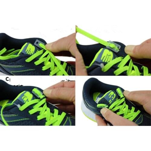 New Arrival Free Shipping Colorful Locking Shoe Laces Elastic Shoelaces Shoestrings Running/Jogging/Triathlon/Sports Fitness