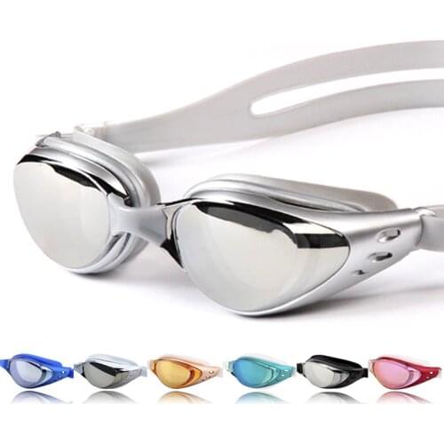 Adult Swim Goggle Diving Glasses Anti-fog PC Lens Swimming Pool Natacion Hombre Womens Swimwear Kids Eyewear For Swimming