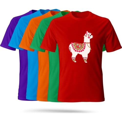 Popular Hipster Harajuku New T Shirt Women Interesting Alpaca Painting Graphic Streetwear T-shirt versatile Minimalism T Shirt