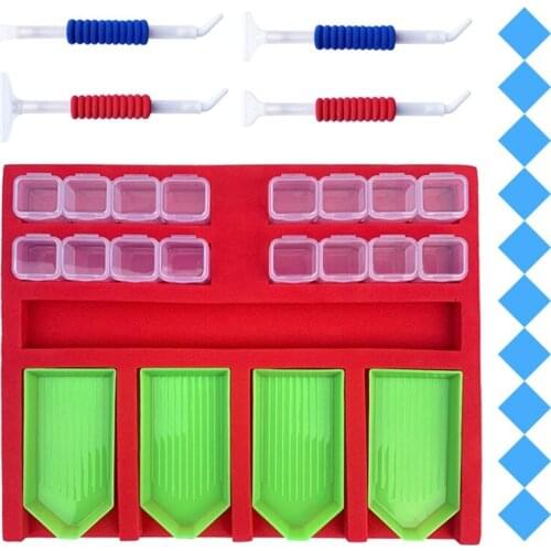 Practical Diamond Painting Tray Organizer, Boat Holder, Jar Containers Home Deco E56C