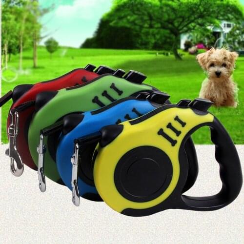 3M Durable Leash Automatic Retractable Nylon Cat Lead Extension Puppy Walking Running Lead Roulette For Dogs