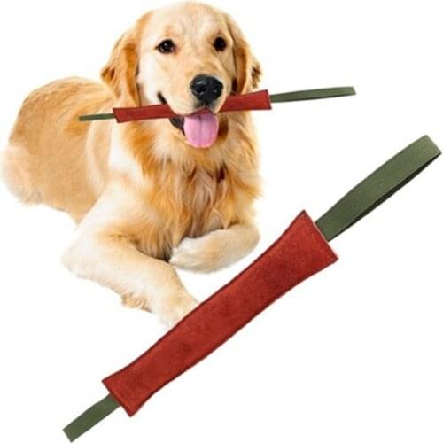 Durable Dog Training Bite Tug Pillow Sleeve with 2 Rope Handles for Training Malinois German Shepherd Rottweiler Pet Chewing Toy