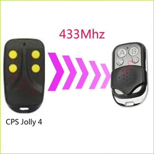 CPS Jolly remote control 433.92mhz CPS garage door remote control CPS Jolly 433mhz