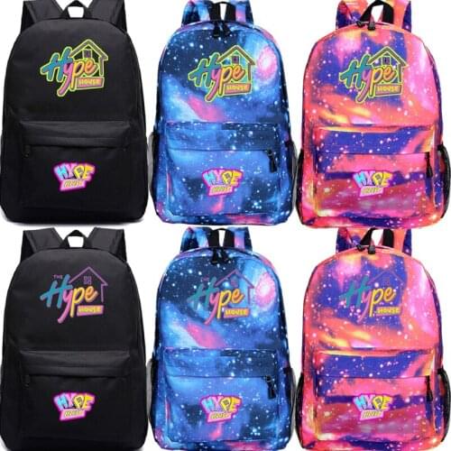 Hot sale The Hype House backpack Students Boys Girls school Bag 2020 new pattern school bag for Students back to school Backpack