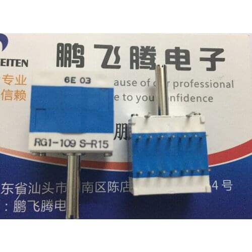 1PCS Japan COPAL RG1-109S-R15 rotary encoder 9-gear band switch single 14-foot horizontal