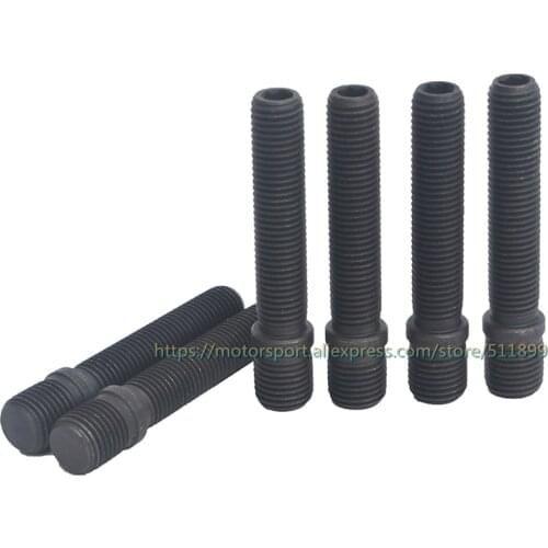 10pcs 62mm 14x1.25 to 12x1.5 Studs Wheel Conversion Converter Adapter Bolts