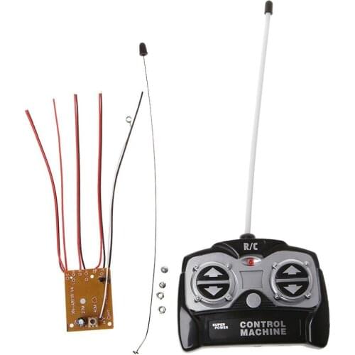 5CH 27Mhz Remote Controller Unit Receiver Board+Remote Control For Tank Car Toy Radio System for 130 Motor 6V 5V