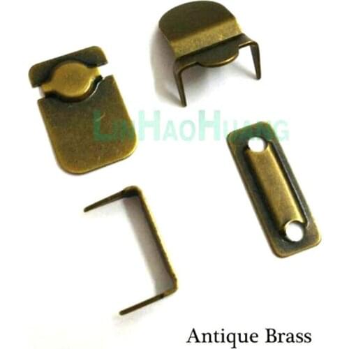 60sets/lot 4-part trousers hooks metal brass buttons silver nickle / black nickle /Bronze color free shipping 2015091002