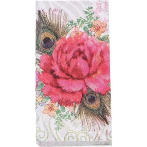 Casamento 10Pcs 3-Layer Classic Flower Wedding Paper Napkins For Decoupage Birthday Party Decoration Boda Supplies