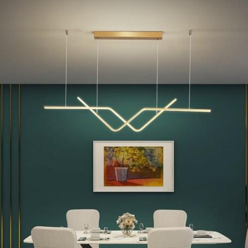 Black LED Ceiling Pendant Lamp Modern for the Dining Table Kitchen Living Room Home Design Suspension Chandelier Decor Lighting